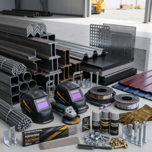 Acero, Estructura e Industrial