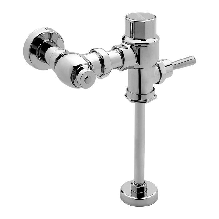 Fluxómetro de manija para mingitorio spud de 19 mm 3 LPD, Cromo. Kit antirrobo K-ARF-01 NUEVO