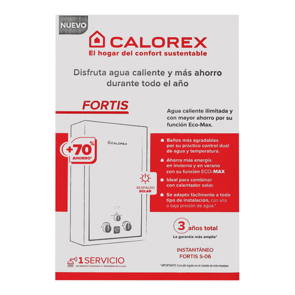 Calentador Comercial CALOREX CEX-G2-52/240/18/3P- DEP. 197 L