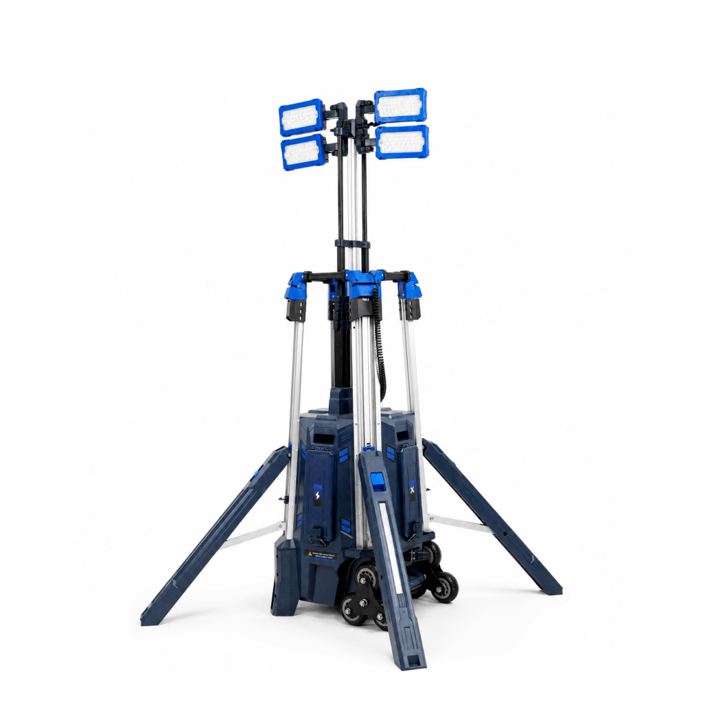¡Precio de Lanzamiento! Torre de iluminación LED portátil a batería TL500