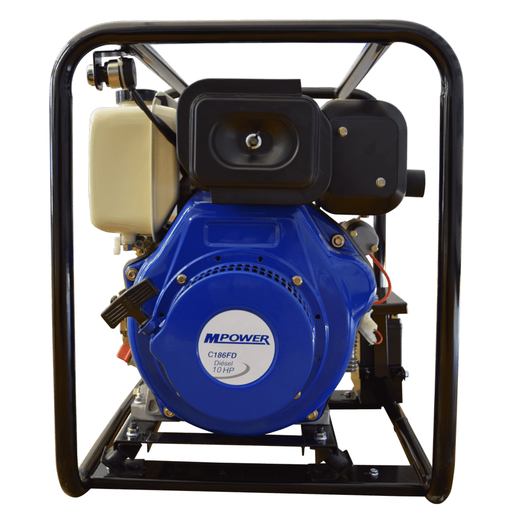 Motobomba Agua 4X4 Diesel, Marcha Eléctrica Y Batería