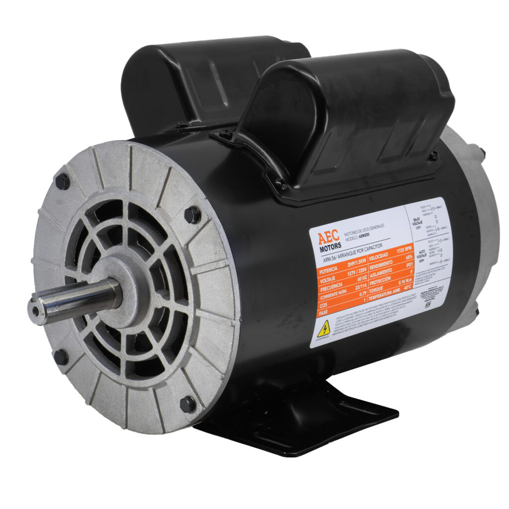 Motor Eléctrico Monofásico 2 HP