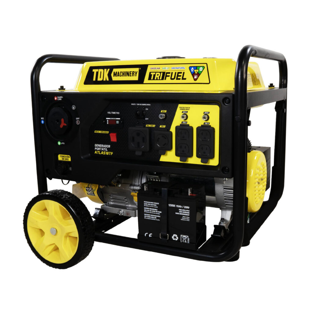 Generador Trifuel Portátil (Gasolina / Gas LP / Gas Nat)