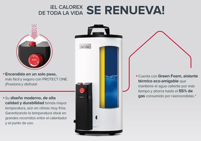 Calentador de Agua de Depósito CALOREX Maximus G-60 . . . 60 L