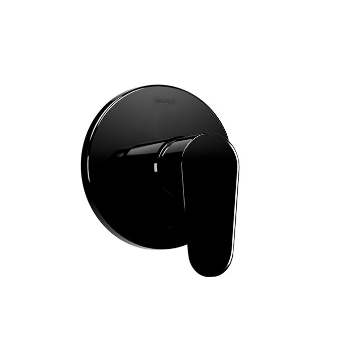 Monomando para regadera o tina sin desviador Century Obsidiana.