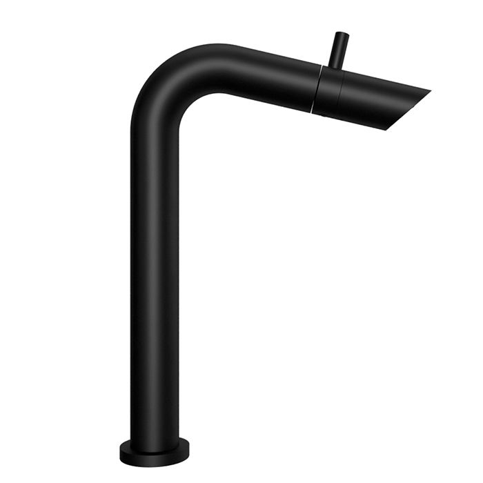 Monomando alto para lavabo Bamboo Ébano. Incluye contra de push.
