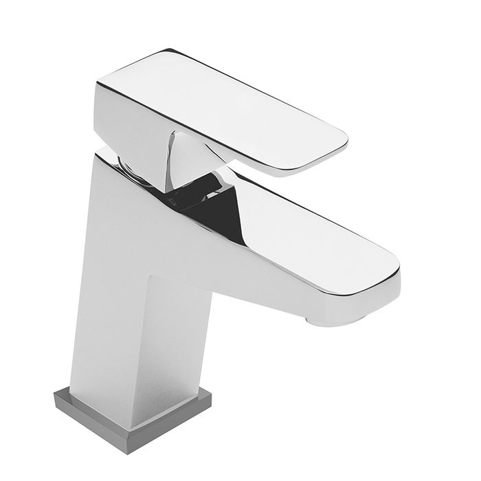 Monomando para lavabo Squadra Cromo. Incluye contra de rejilla 5.7 l/min, Ecolvex.
