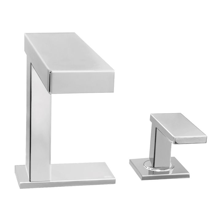 Monomando para lavabo Scala Cromo. Incluye contra de push.