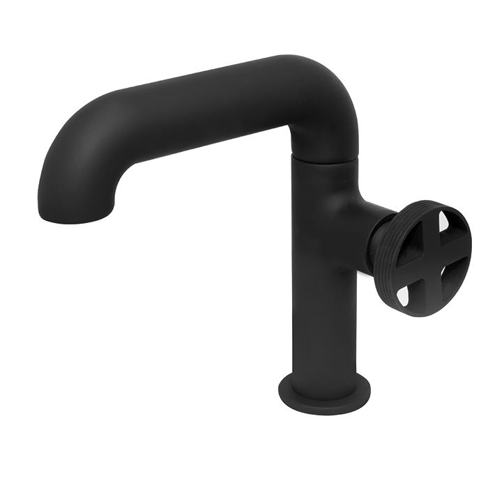 Monomando para lavabo Indus Ébano. Incluye contra de push.