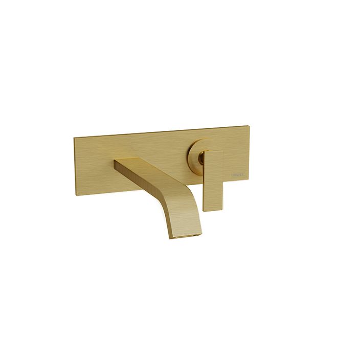 Monomando para lavabo a pared Vértika Duna. Incluye contra de push sin rebosadero 5 l/min, Ecolvex.