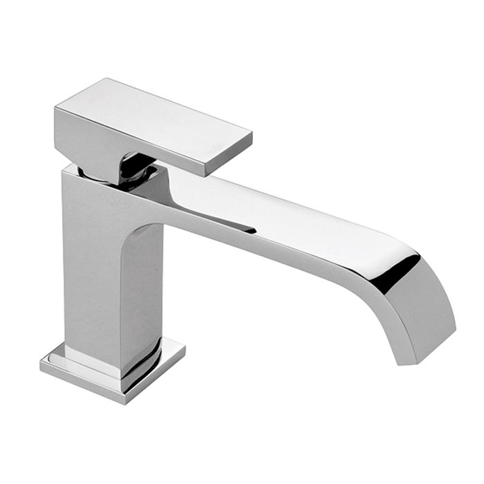 Monomando para lavabo Vértika Cromo. Incluye contra de push 5.7 l/min, Ecolvex.