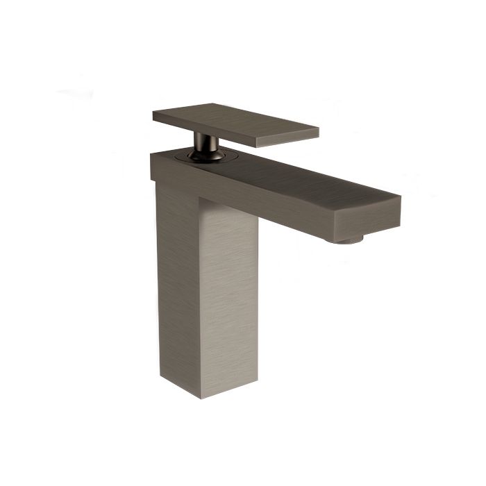 Monomando para lavabo Máxima Titanium. Incluye contra de push.