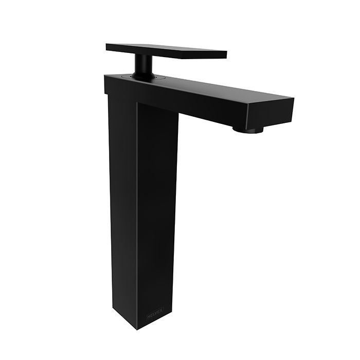 Monomando alto para lavabo Máxima Ébano. Incluye contra de push. EP-3007-EB PORTAFOLIO ECOLVEX