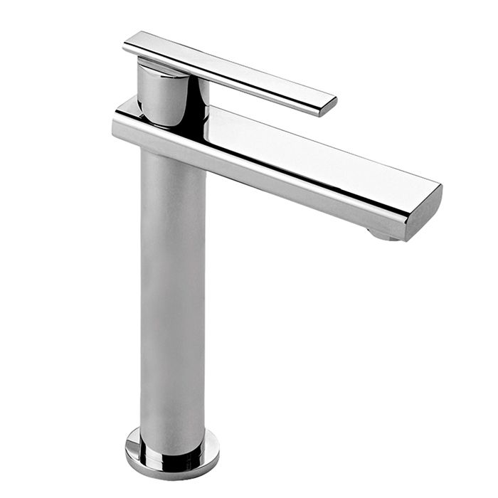 Monomando alto para lavabo Premier Cromo. Incluye contra de push.