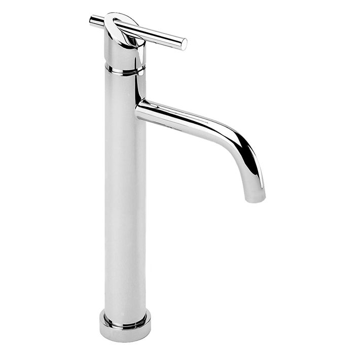 Monomando alto para lavabo Nuva Cromo. Incluye contra de push.