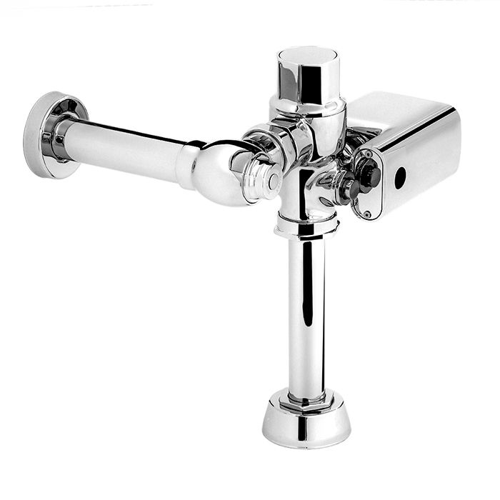 Fluxómetro de sensor electrónico de baterías para taza flux spud de 38 mm 6 LPD, Cromo. 310-38-3.5