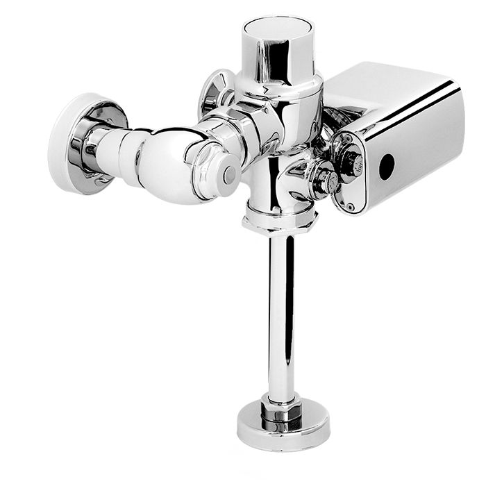 Fluxómetro de sensor electrónico de baterías para mingitorio spud de 19 mm 3 LPD, Cromo. 310-19-0.5