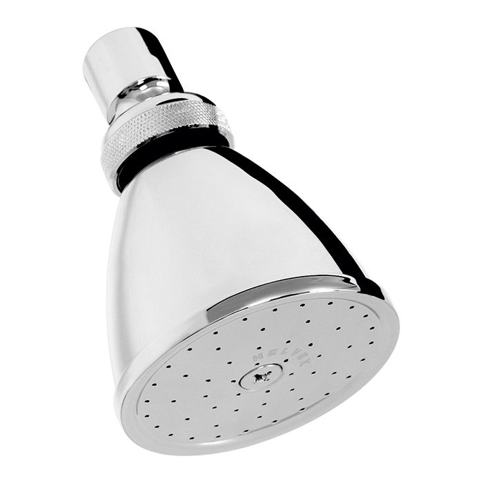 Regadera de chorro fijo 5.7 l/min Ecolvex, Cromo. No incluye brazo.