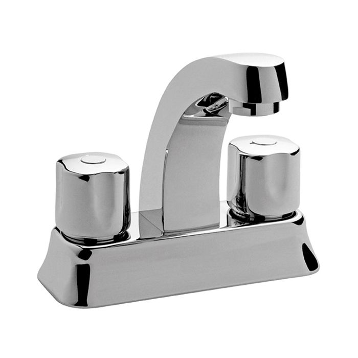 Mezcladora para Lavabo 4" Antea Cromo. Incluye contra de rejilla, 5.7 l/min Ecolvex.