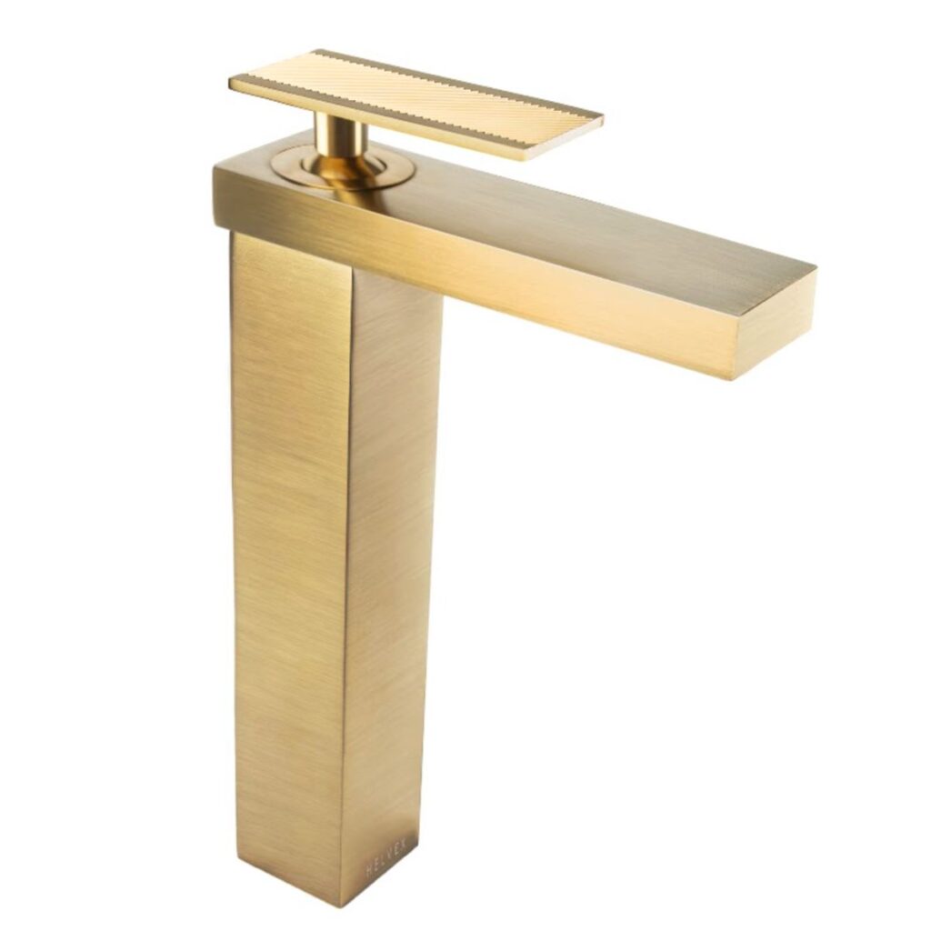 Monomando alto para lavabo Máxima Limited Duna. Incluye contra push.