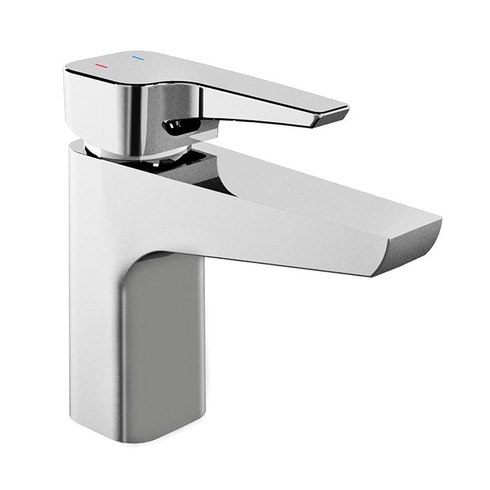 Monomando para lavabo Lusitania Cromo. No incluye contra.