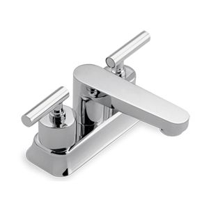 Mezcladora para lavabo 4” Spacio 5.7 l/min Ecolvex Cromo. No incluye contra.