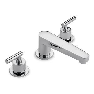 Mezcladora para lavabo 8” a 12” Spacio Cromo. No incluye contra.