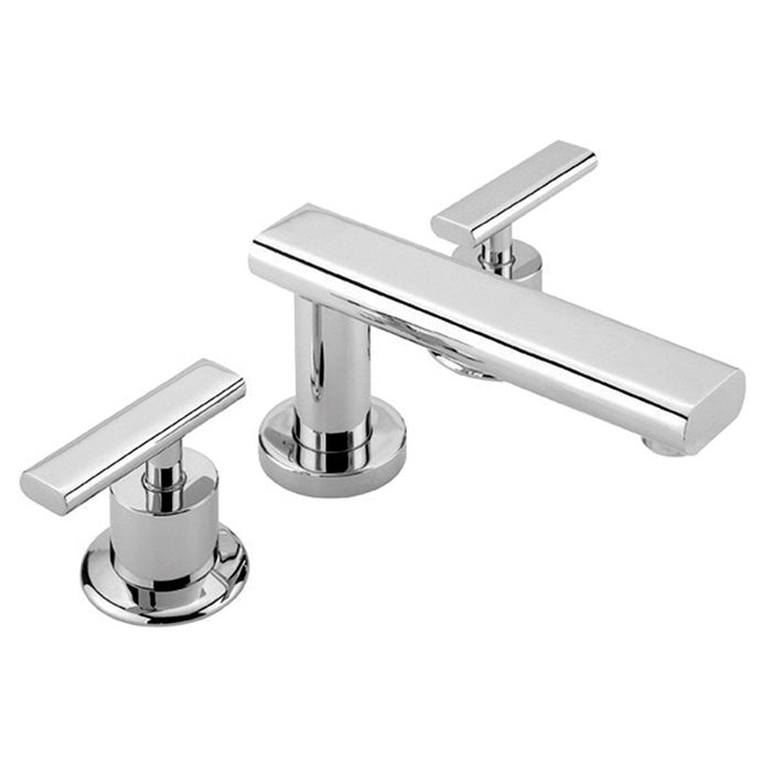 Mezcladora para lavabo 8" a 12" Premier Cromo. Incluye contra de push.