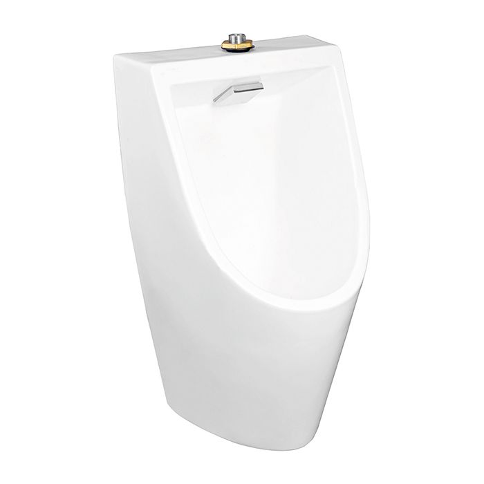 Mingitorio Mojave flujo tipo cascada blanco. Se recomienda su uso con fluxómetro de 1 LPD o 0.5 LPD.