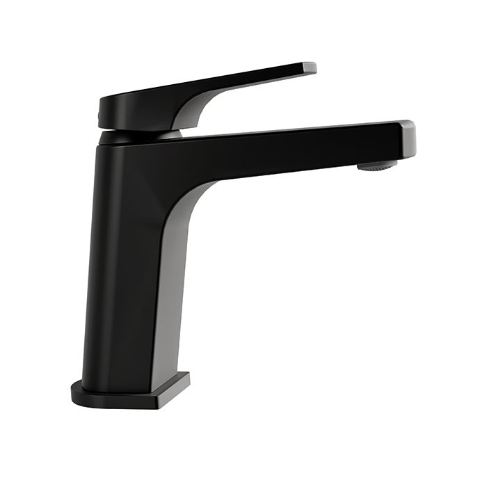 Monomando para lavabo Quadratta 5.7 l/min Ecolvex Ébano. No incluye contra.