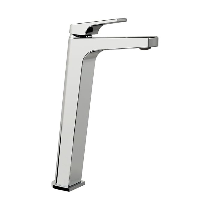 Monomando para lavabo alto Quadratta 5.7 l/min Ecolvex Cromo. No incluye contra.