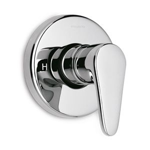 Monomando para regadera sin desviador Deco Cromo.