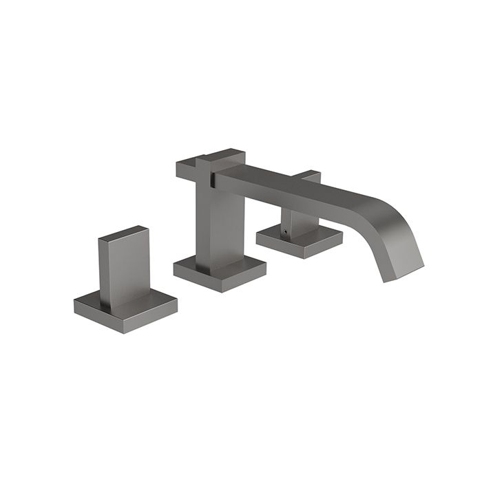Mezcladora para lavabo 8" a 12" Vértika Titanium. Incluye contra de push.