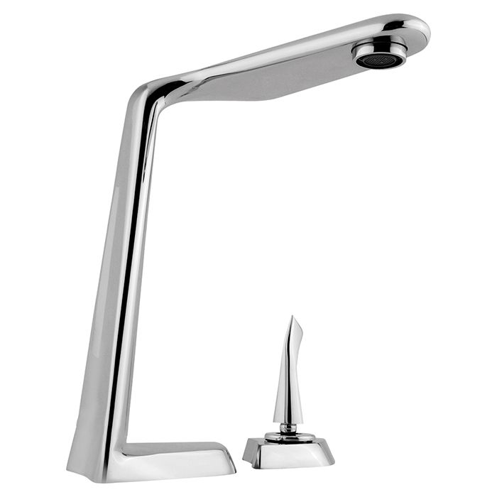 Monomando alto para lavabo Piura Cromo. Incluye contra de push.