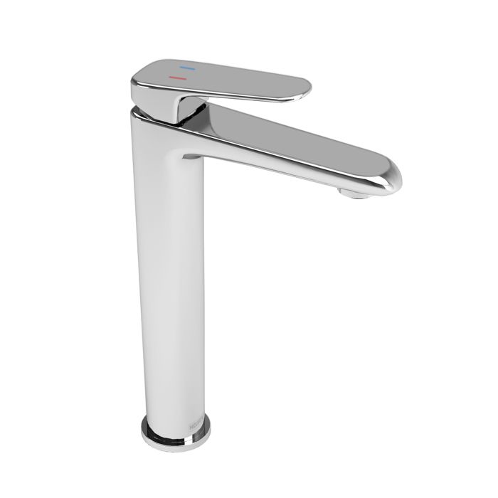 Monomando alto para lavabo Potenza Cromo. No incluye contra.