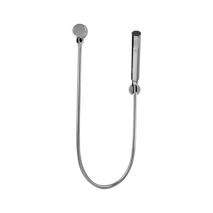 Regadera manual con soporte movible multicho - rro (2 tipos de chorro) con sistema anticalcáreo, Cromo.