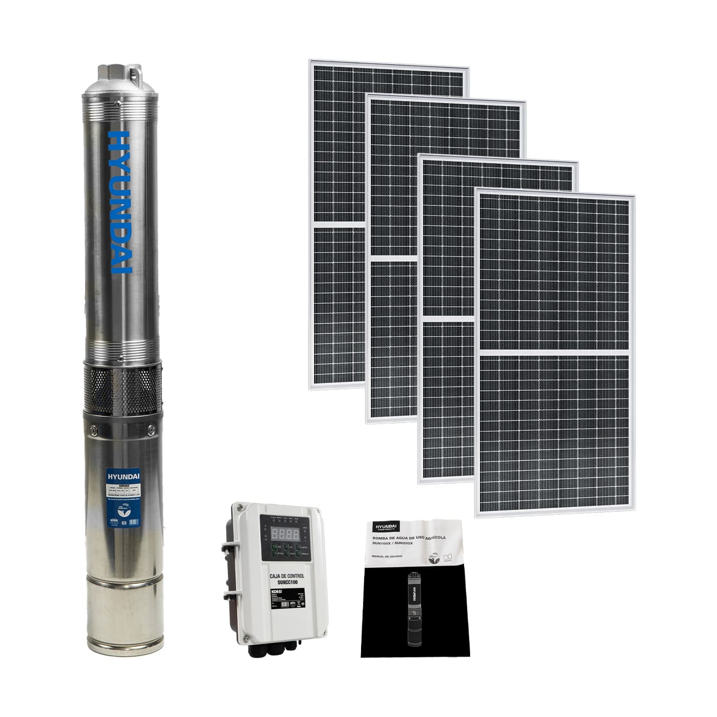 Sistema de Bombeo Solar Pozo Profundo 2 HP