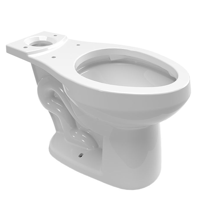 Taza inodoro Austral, elongada compacta, trampa expuesta, Sistema Turvex, altura confortable, blanco.