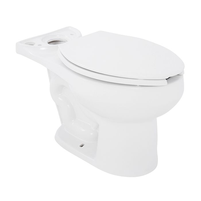 Taza inodoro Option, elongada compacta, trampa expuesta, Sistema Turvex, altura confortable, blanco.