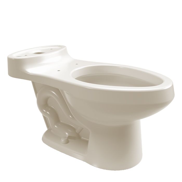 Taza inodoro Rodano16, elongada, trampa expues - ta, Sistema Turvex, altura confortable, marfil.