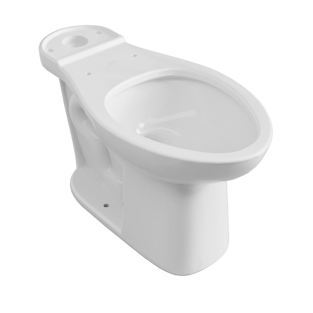 Taza inodoro Sustenta, elongada compacta, trampa expuesta, altura confortable, blanco.