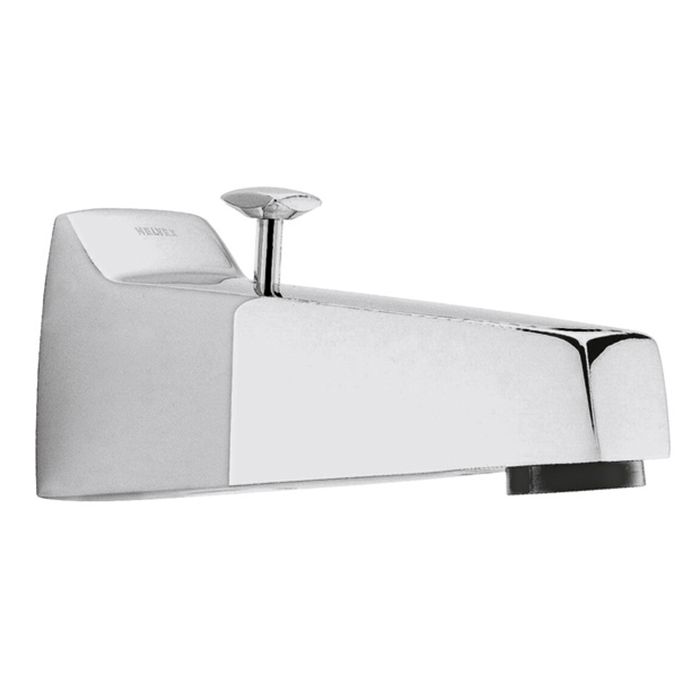 Salida para tina a pared con desviador Elite Cromo.