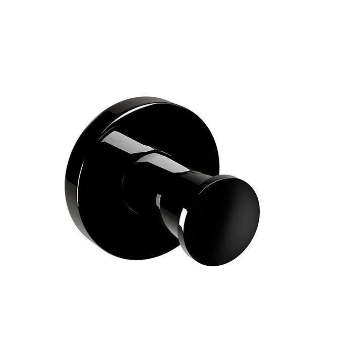 Gancho sencillo Tubular Obsidiana.