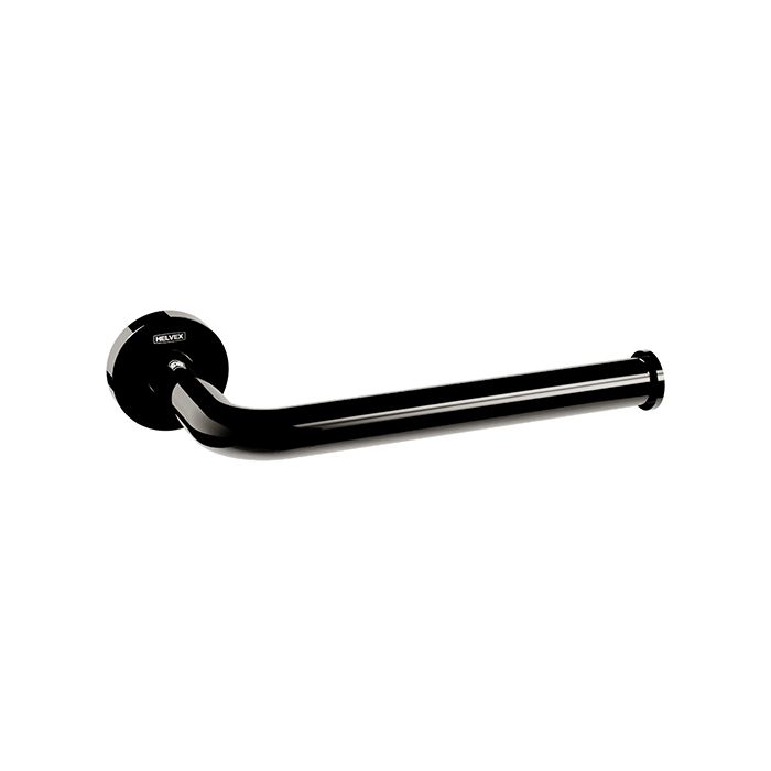 Toallero sencillo Tubular Obsidiana.