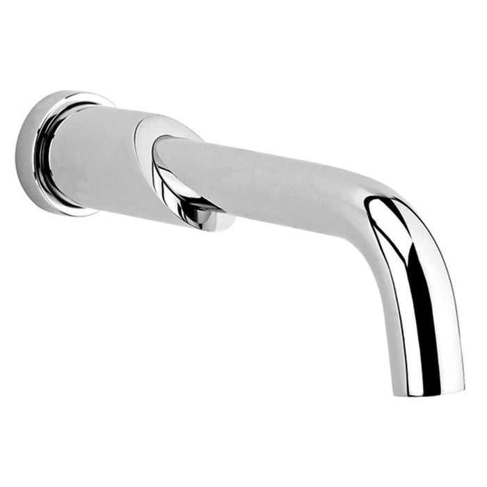 Salida para tina a pared sin desviador Nuva Cromo.