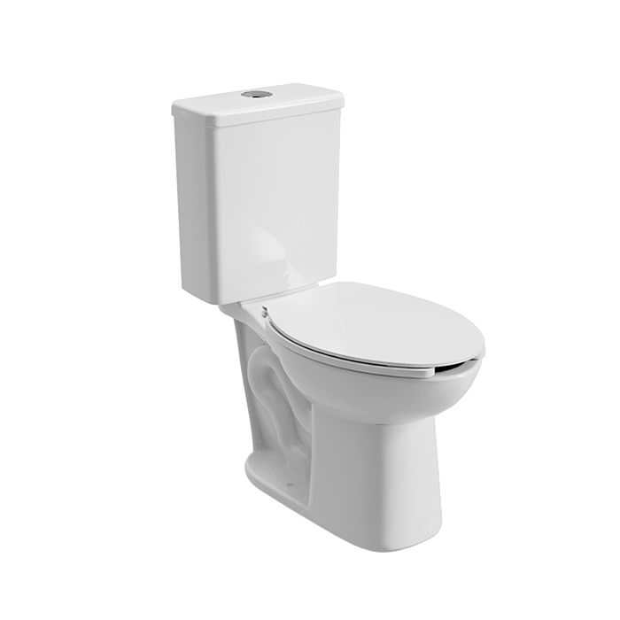 Inodoro taza y tanque Sustenta, elongado compac - to, trampa expuesta, altura confortable de 2.5 LPD a 2.9 LPD, blanco. No incluye asiento.